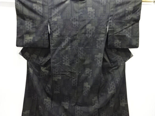 着用可能！美品結城紬５点まとめ売り 裄63〜64㌢位 クリーニング済み 1552366.jpg